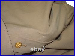 Original WWII US Army BRIGADIER GENERAL Service Force Uniform Jacket LOM Ribbons