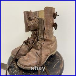 Original WWII US Army Buckle Boots Size 10