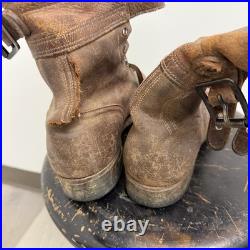 Original WWII US Army Buckle Boots Size 10