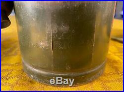Original WWII US Army C. M. Mfg Co. Single Burner Cooking Camp Stove & Case 1944