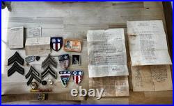 Original WWII US Army CBI Ledo Road Med. 199th Ord BN Grouping Theater Made +