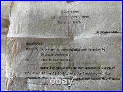 Original WWII US Army CBI Ledo Road Med. 199th Ord BN Grouping Theater Made +