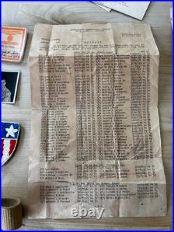Original WWII US Army CBI Ledo Road Med. 199th Ord BN Grouping Theater Made +