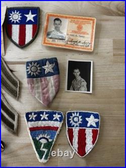 Original WWII US Army CBI Ledo Road Med. 199th Ord BN Grouping Theater Made +
