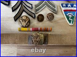 Original WWII US Army CBI Ledo Road Med. 199th Ord BN Grouping Theater Made +