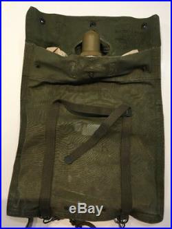 Original WWII US Army Canvas 1945 Drinking Water Carry BackPack Bag 5 Gallon