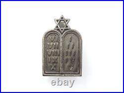 Original WWII US Army Chaplain Corps (Jewish) Sterling Collar Insignia