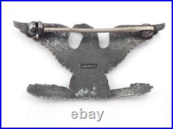 Original WWII US Army Colonel Eagles Sterling Insignia Set Balfour