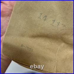 Original WWII US Army Cotton Chino Shirt Patched 9th Service Command