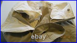 Original WWII US Army EM Khaki Trousers w Gas Flap Very Nice Condition 36 x 32