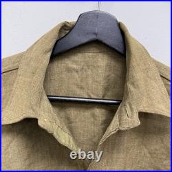 Original WWII US Army Enlisted Flannel Shirt Air Corps Patch