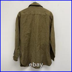 Original WWII US Army Enlisted Flannel Shirt Air Corps Patch