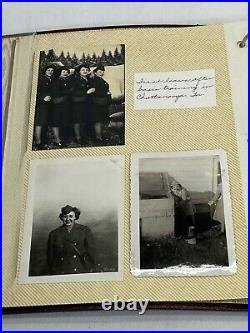 Original WWII US Army Female WAC Photo Album 58 Photo's