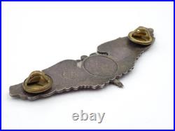 Original WWII US Army Flight Surgeon Wings Breast Badge GEMSCO
