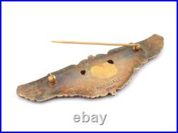 Original WWII US Army Flight Surgeon Wings Breast Badge Sterling Pasquale