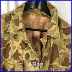 Original WWII US Army Frogskin Camouflage Jacket Sniper Blouse