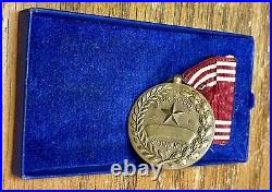 Original WWII US Army Good Conduct Medal NOS NIB Robbins Antique Military Award