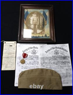 Original WWII US Army Group JONNIE D DAVIS Italy 1944 HQ Co 224 GS ENGR RGT