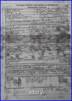 Original WWII US Army Group JONNIE D DAVIS Italy 1944 HQ Co 224 GS ENGR RGT
