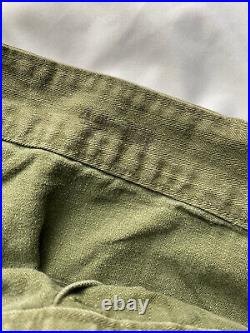 Original WWII US Army HBT Herringbone Trousers Pants XXL 44x32