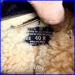 Original WWII US Army High Altitude B-3 Flight Jacket Bomber