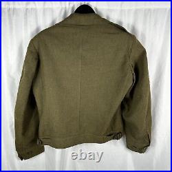 Original WWII US Army Ike Jacket Uniform 5th Army Bullion Theatre made Patch