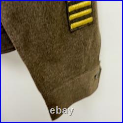Original WWII US Army Ike Uniform Named ETO 7th Army Theatre Made Medal Ribbons