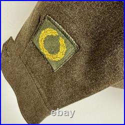 Original WWII US Army Ike Uniform Named ETO 7th Army Theatre Made Medal Ribbons