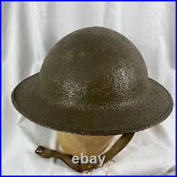 Original WWII US Army Kelly Helmet Complete
