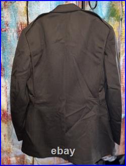 Original WWII US Army M-1942 Wool Overcoat Philadelphia QM No Belt