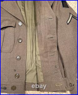 Original WWII US Army M-1944 Ike Jacket-Size 34L-106th Infantry Division