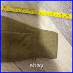 Original WWII US Army M1937 M37 Wool Combat Field Shirt Men's Large Vintage