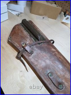 Original WWII US Army M1938 Leather Rifle Scabbard M1 Garand JQMD