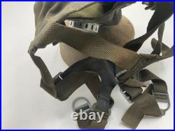 Original WWII US Army M3 Lightweight Gas Mask Complete with Filter Canister Mil