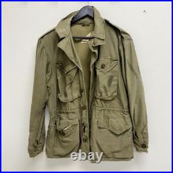 Original WWII US Army M43 Field Jacket Stenciled POW Prisoner Of War