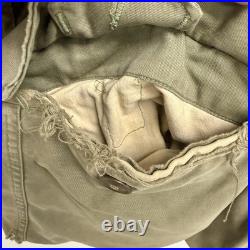 Original WWII US Army M43 Field Jacket Stenciled POW Prisoner Of War