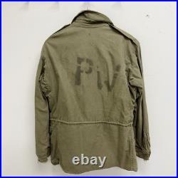 Original WWII US Army M43 Field Jacket Stenciled POW Prisoner Of War