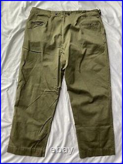 Original WWII US Army M43 Field Trousers XXL 44x32
