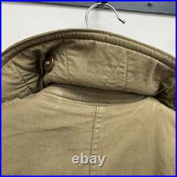 Original WWII US Army Mackinaw Jeep Coat Jacket Dated 1943 Lined