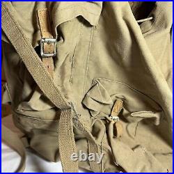 Original WWII US Army Mountain Hard Frame Rucksack Backpack