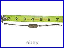 Original WWII US Army Nurse Corps STERLING Women's Officer Bracelet CA12