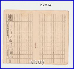 Original WWII US Army Paybook ID PFC F W FRANCKE Photos Berghof Germany 1945