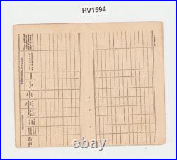 Original WWII US Army Paybook ID PFC F W FRANCKE Photos Berghof Germany 1945