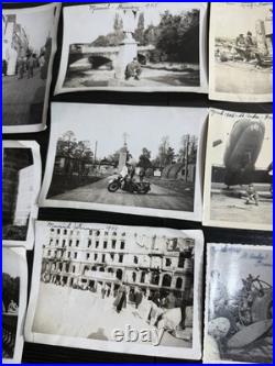 Original WWII US Army Soldier Photo Lot 22 1942-46 France Germany C-47