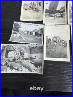 Original WWII US Army Soldier Photo Lot 22 1942-46 France Germany C-47