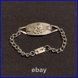 Original WWII US Army Sweeheart Souvenir Bracelet