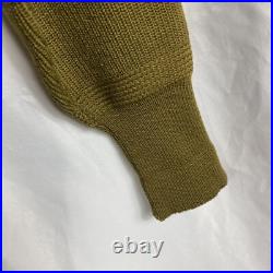 Original WWII US Army V-neck Wool Sweater