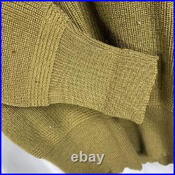 Original WWII US Army V-neck Wool Sweater