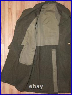 Original WWII US Army Wool Greatcoat / Overcoat, Size 40R