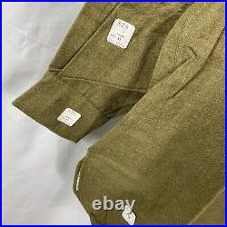 Original WWII US Army Wool Shirt Deadstock Cutter Tags